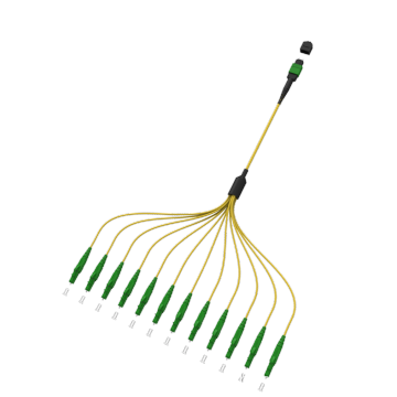 Fiber Optic MTP and MPO Breakout Cable